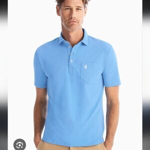 johnnie-O Light Blue Polo Shirt